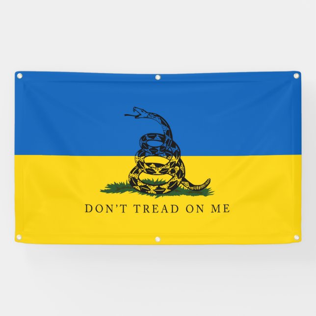 Don't Tread on the Ukraine - Vinyl Banner (Horizontal)
