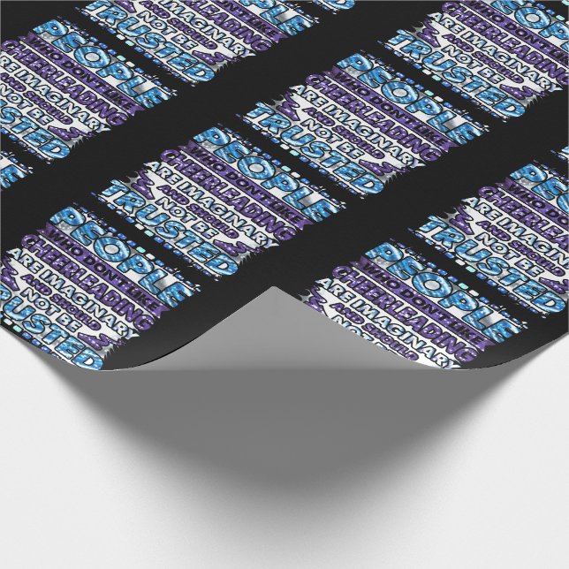 Don't Trust People Who Don't Like Cheerleading  Wrapping Paper (Corner)