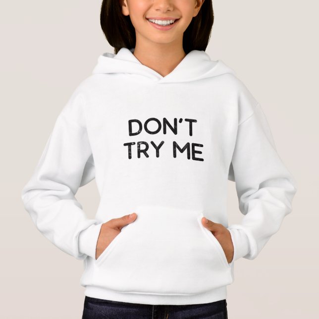Don't try me tissue paper (Front)