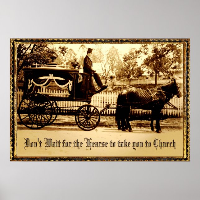 Don't Wait Customisable Poster (Front)