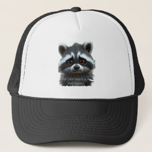 Don't wanna work Racoon Animal Trucker Hat