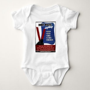 Don't Waste Scrap Metal Baby Bodysuit