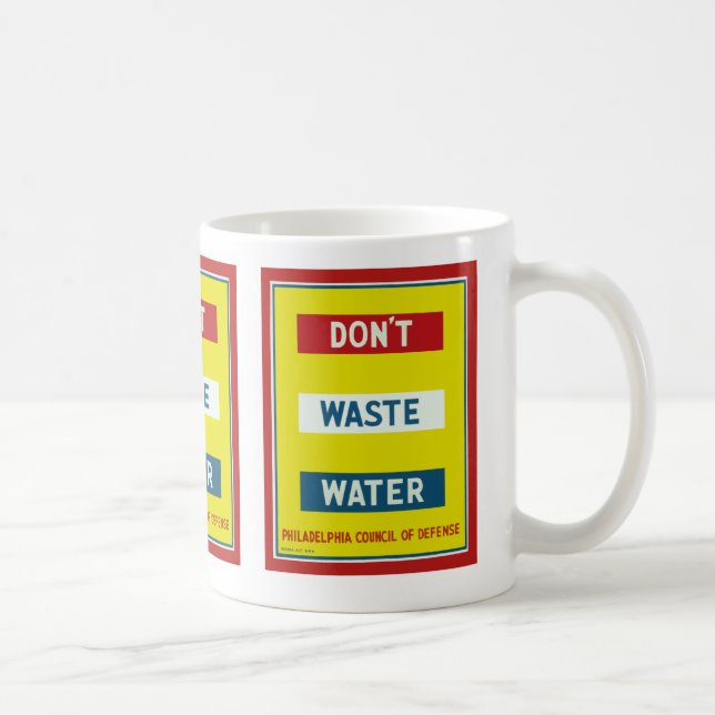 Don't Waste Water Coffee Mug (Right)