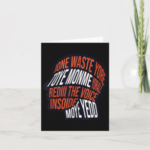 Don't Waste Your Time On Me Voice Inside My Head G Card