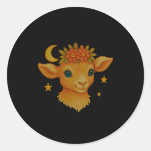 Dont Worry Baa Happy Baby And Childrens Infant Classic Round Sticker