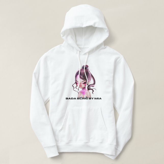 don't worry BB hoodie - white (Design Front)