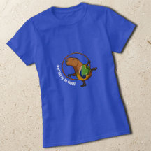 Don't Worry Be Cappy Capybara Gymnast Hoop Cartoon