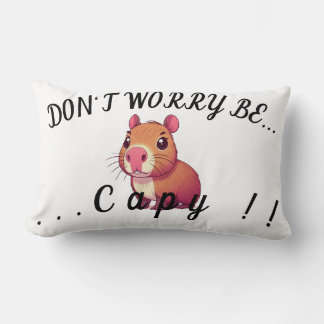 Don't worry be capy lumbar cushion