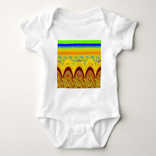 Don't Worry Be Happy Art Print Design Baby Bodysuit