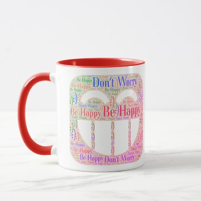Don't Worry Be Happy Mug (Left)