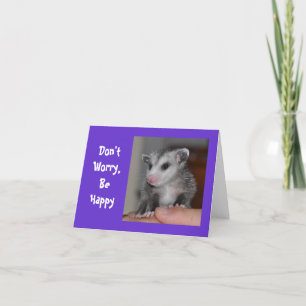 Don't Worry Be, Happy - Notecard