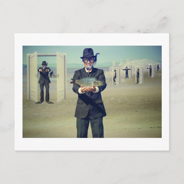 Don't worry, be happy postcard (Front)