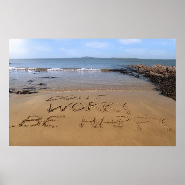 dont worry be happy poster (Front)