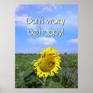 Don't worry, be happy poster