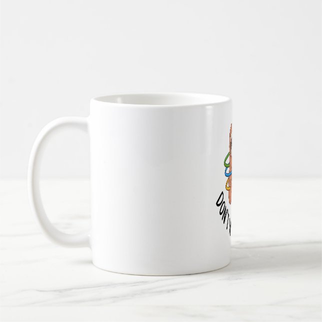 Don't Worry Be Hoopy Sloth Coffee Mug (Left)