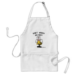 Don't Worry Bee Happy Standard Apron