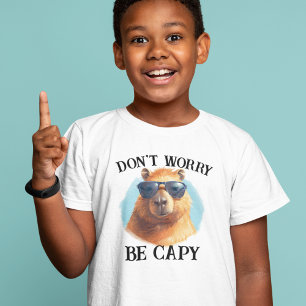 Don't Worry By Capy Happy Capybara  T-Shirt
