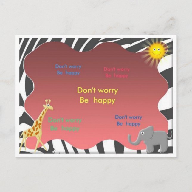 Don't worry card (Front)