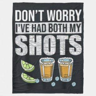 DON'T WORRY FLEECE BLANKET