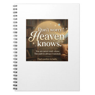 Don't Worry! Heaven Knows Notebook