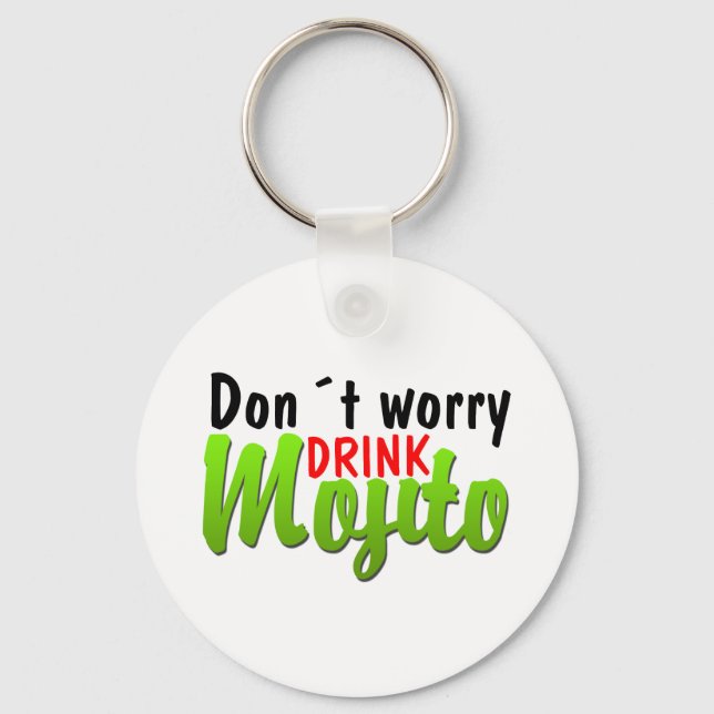 Dont Worry Key Ring (Front)
