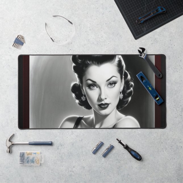 Don't You Believe Me AI Concept Art by Xzendor7 Desk Mat (Workstation)