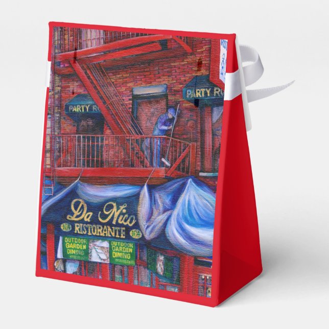 Don't You Love Red Paint? New York City, New York Favour Box (Back Side)