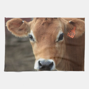 Don't you think I'm Pretty Jersey Cow Tea Towel