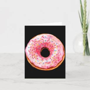 Donut Adult Kids Men Women Doughnut Costume Card