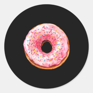 Donut Adult Kids Men Women Doughnut Costume  Classic Round Sticker