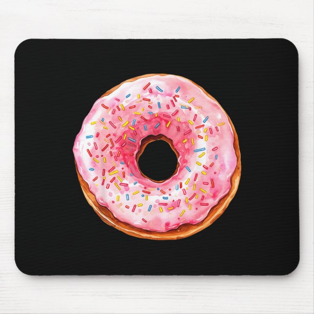 Donut Adult Kids Men Women Doughnut Costume  Mouse Pad (Front)