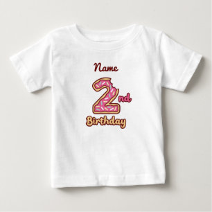 Donut Baby 2nd birthday t-shirt