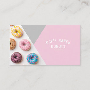 Donut Bakery Sweets Chef Desserts Business Card