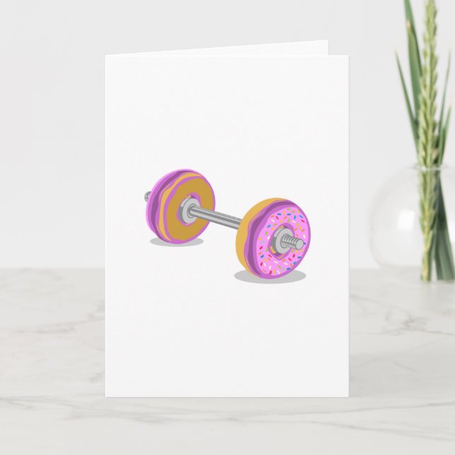 Donut Barbell Card (Front)