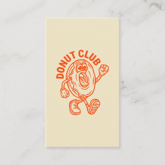 Donut Club Business Card (Front)