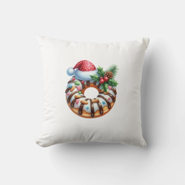 donut de noel cushion (Front)