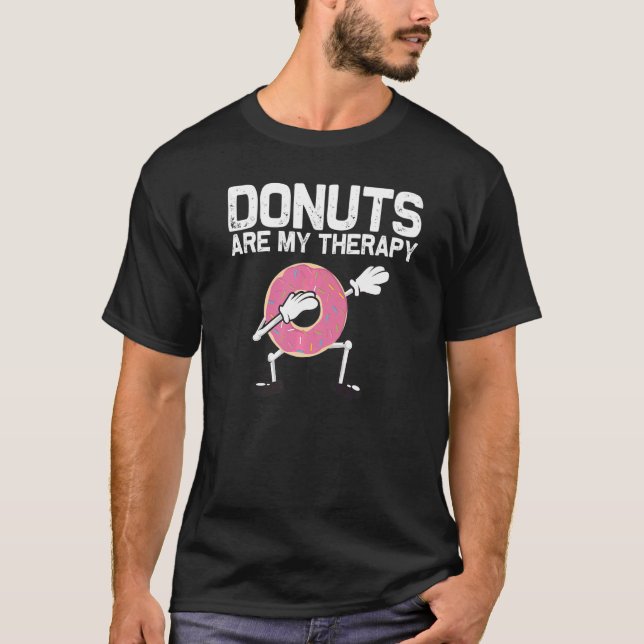 Donut Designs For Men Women Doughnut Foodie Sprink T-Shirt (Front)