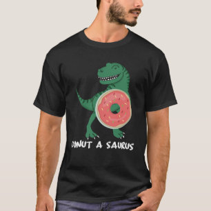Donut Dinosaur Foodie Dino Lover T-Shirt