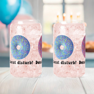 Donut disturb can glass