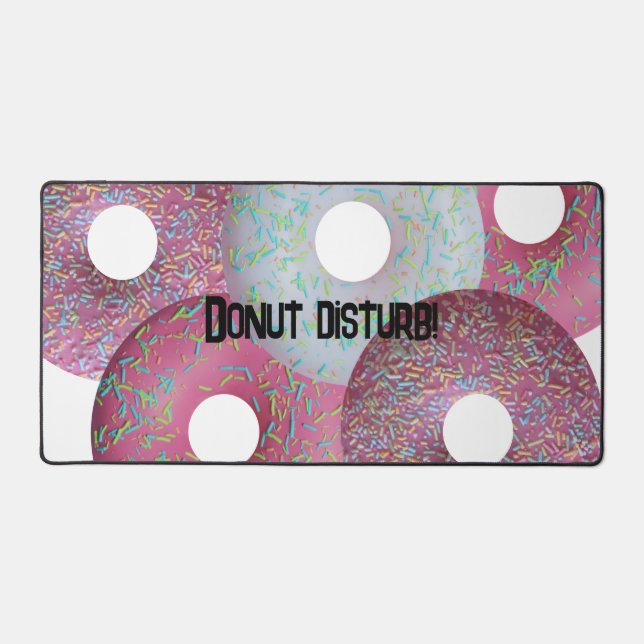 Donut disturb! desk mat (Front)