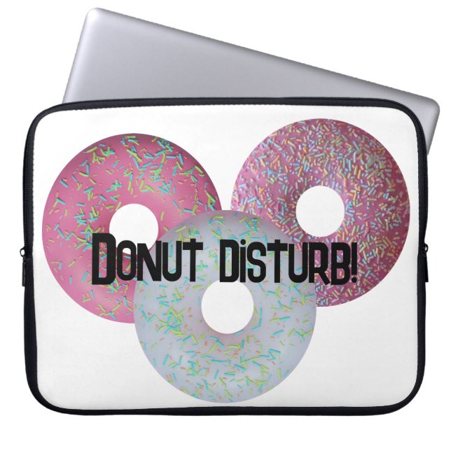 Donut disturb! Electronics Bag (Front)