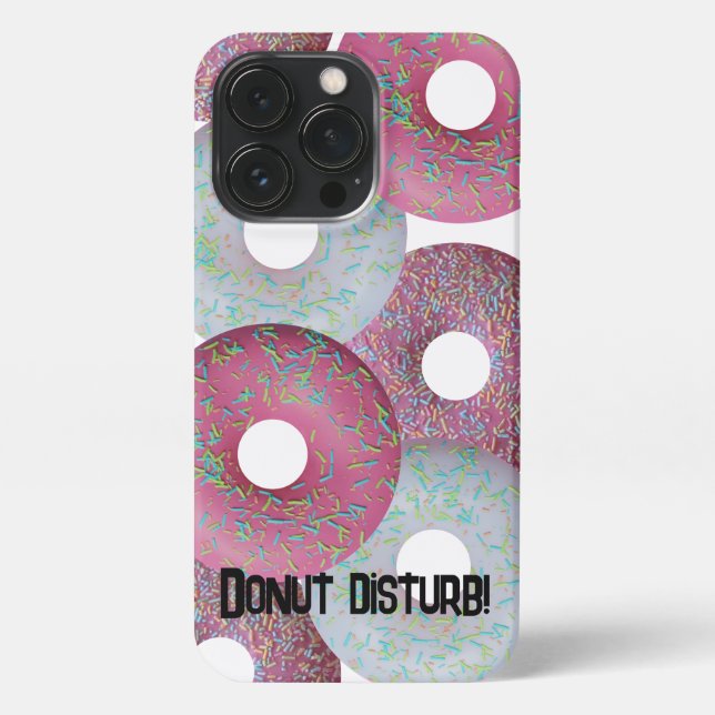 Donut disturb! iPhone case (Back)