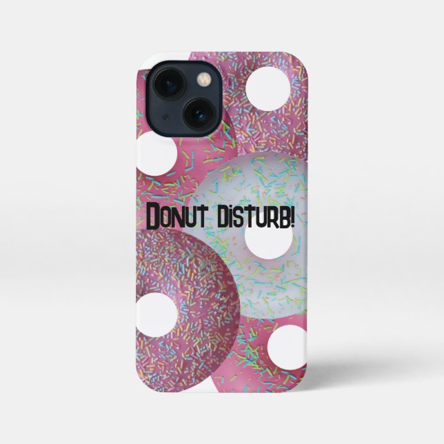 Donut disturb! iPhone case (Back)