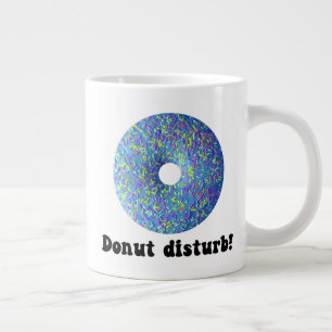 Donut disturb large coffee mug