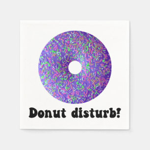 Donut disturb napkin