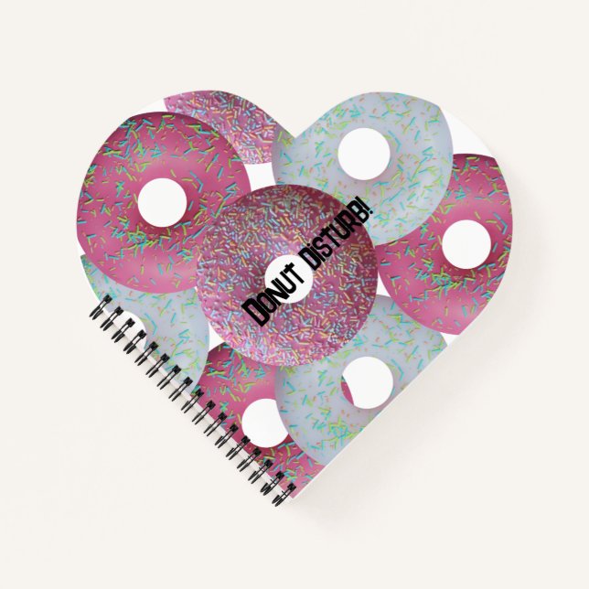 Donut disturb! notebook (Front)