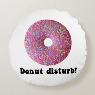 Donut disturb round cushion