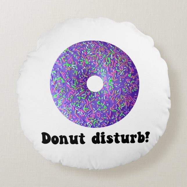 Donut disturb round cushion (Front)