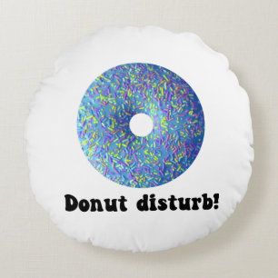Donut disturb round cushion