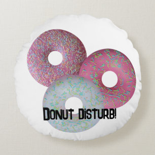 Donut disturb! round cushion